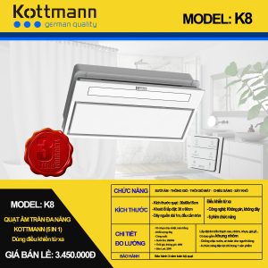 giá quạt đa năng kottmann k8