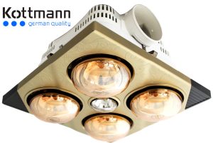 đèn sưởi Kottmann treo tường và âm trần