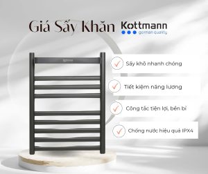 giá sấy khăn Kottmann
