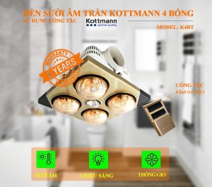 đèn sưởi Kottmann có tốn điện không