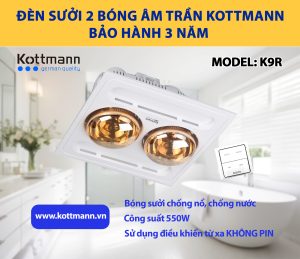 trần thấp có nên lắp đèn sưởi không