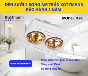 trần thấp có nên lắp đèn sưởi không