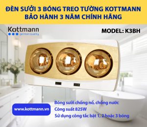 đèn sưởi Kottmann K3BH