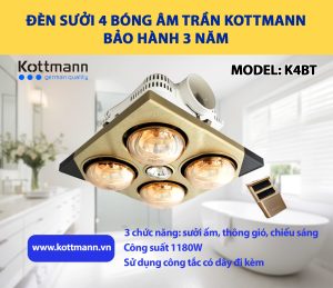 đèn sưởi âm trần Kottmann