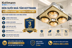đèn sưởi điều khiển từ xa hay công tắc