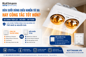 đèn sưởi điều khiển từ xa hay công tắc tốt hơn