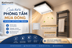 combo thiết bị cho phòng tắm mùa đông