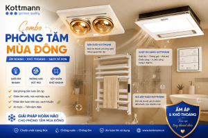 Combo phòng tắm mùa đông giúp giải quyết những vấn đề gì?
