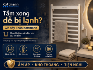 thiết bị sưởi phòng tắm cho người dễ lạnh
