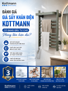 đánh giá giá sấy khăn điện kottmann