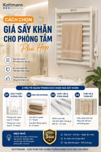 Cách Chọn Giá Sấy Khăn Cho Phòng Tắm Phù Hợp
