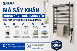 Giá Sấy Khăn Không Nóng Hoặc Nóng Yếu: Kiểm Tra Gì Trước Khi Gọi Bảo Hành?